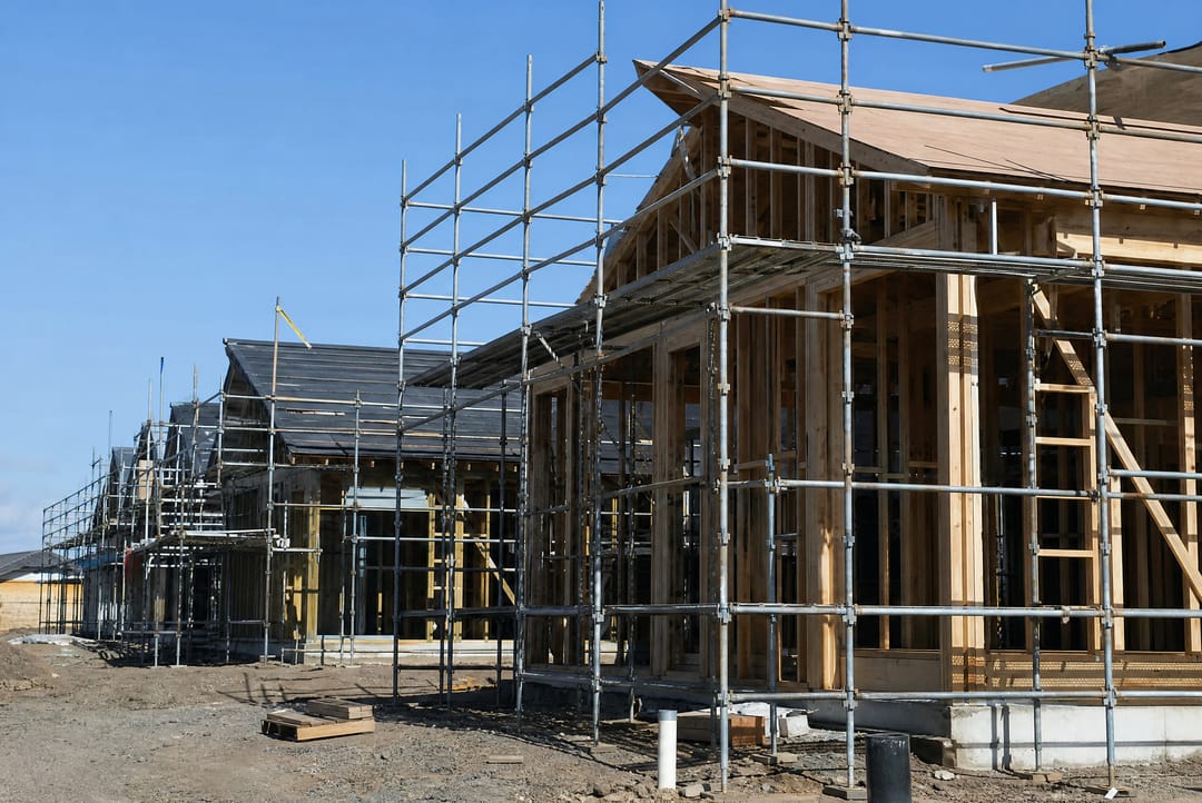 A property development site